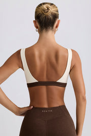 Oh Polly Bo+Tee BT2236 brassière pecan marl contraste