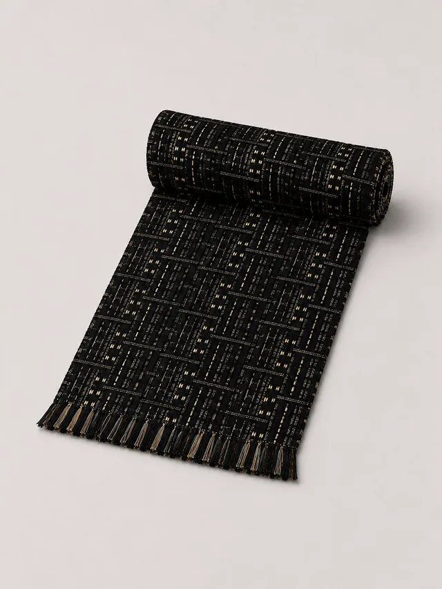 The Ethiquette Maison Chemin de Table Empyrée Tweed 40x180