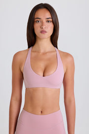 Oh Polly Bo+Tee Crossback Brassière Mauve BT2492