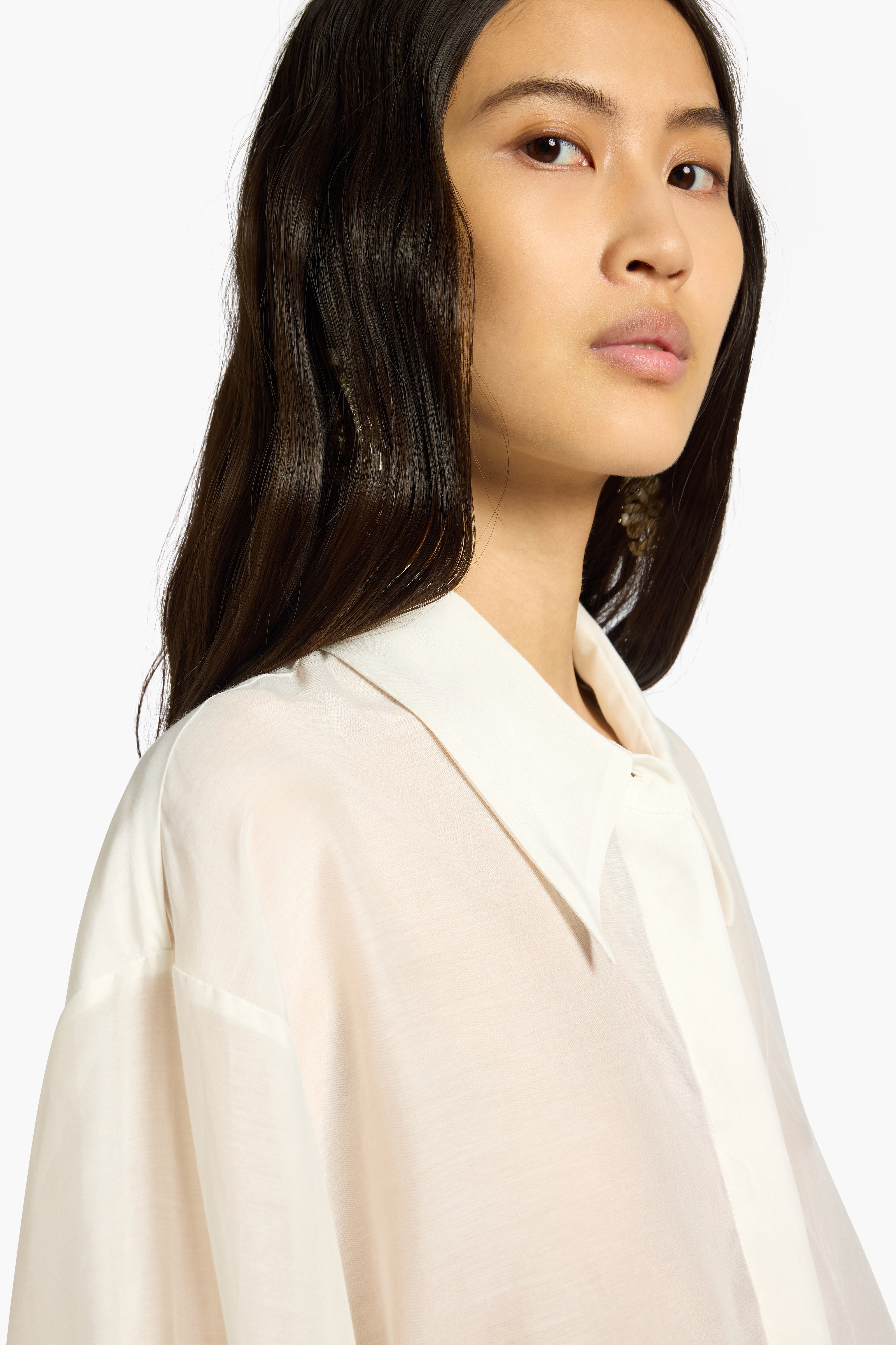 Liviana Conti Desdemone blouse Eucalipto 40 coton