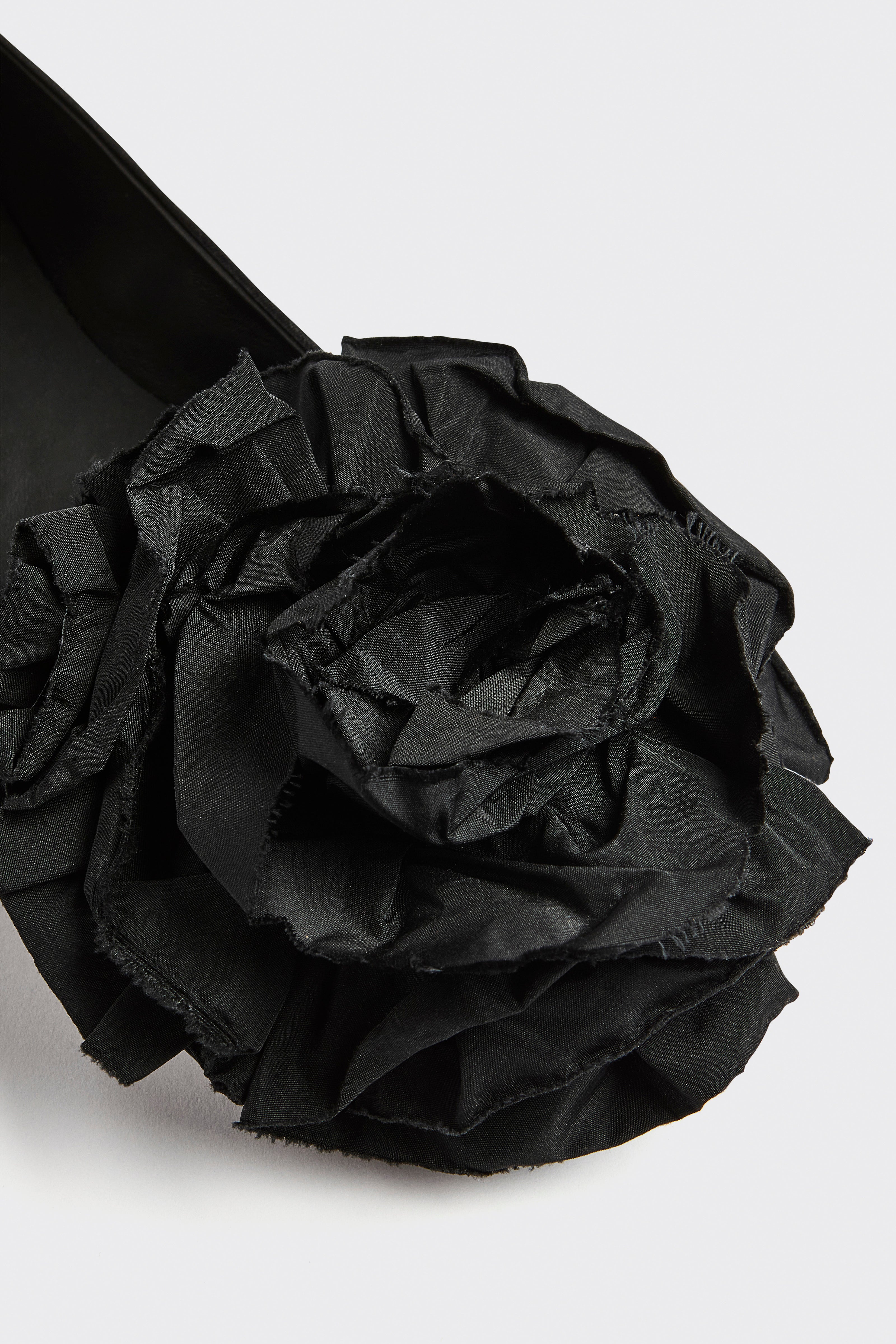 Liviana Conti Carmen ballerines noir satin