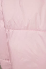 Oh Polly Veste Ski Cropped Rose Imperméable 18k Oversize