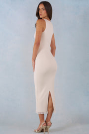 Oh Polly Sorelle robe midi ivoire dentelle modal