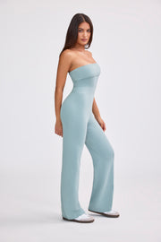 Oh Polly Chunky Knit Bandeau BT1142 combinaison sarcelle coton