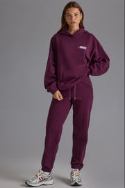 Oh Polly Trousers jogging BT1884 raisin coton
