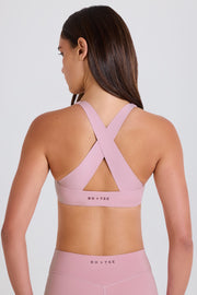Oh Polly Bo+Tee Crossback Brassière Mauve BT2492