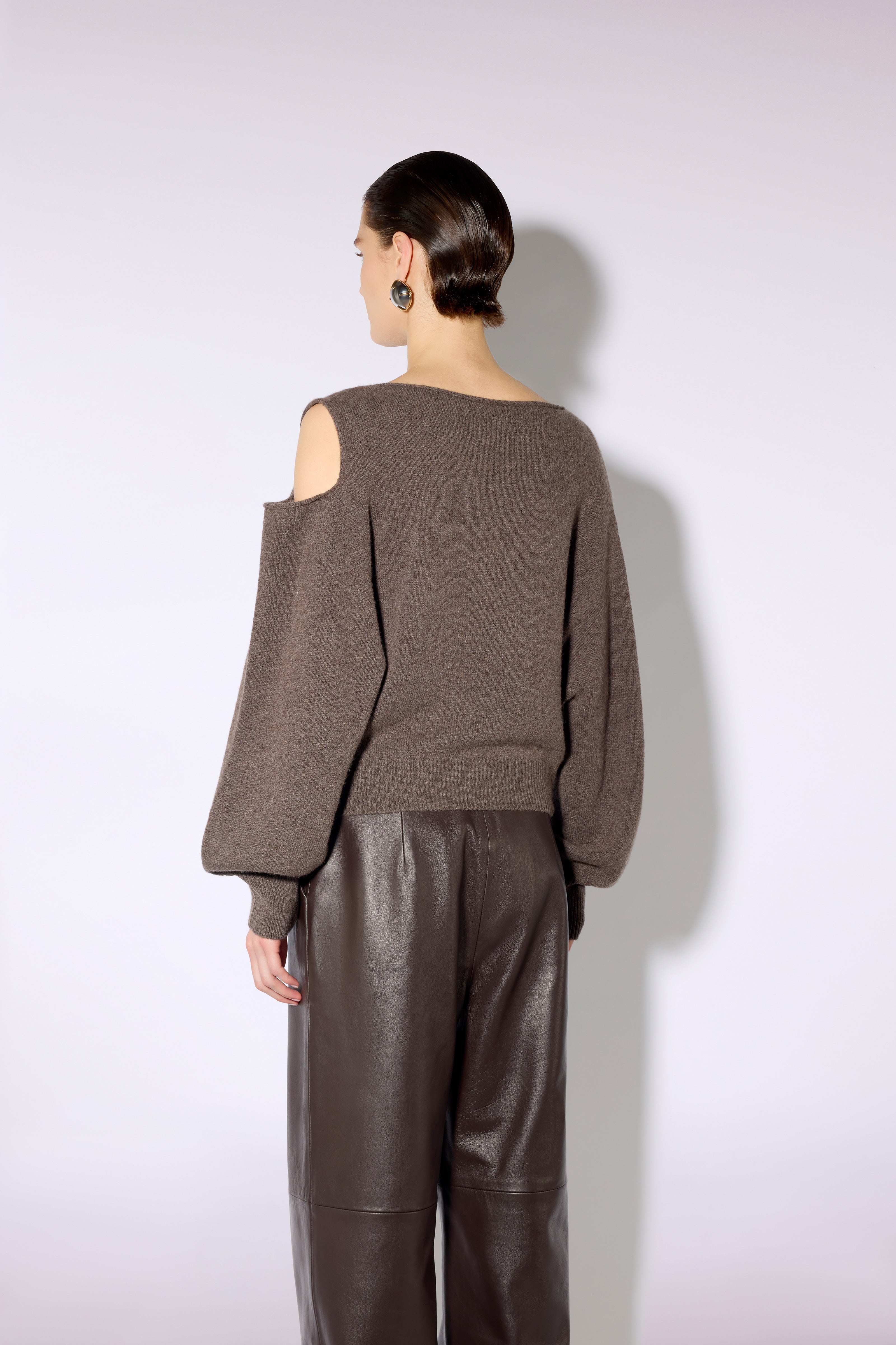 Liviana Conti Remy pull femme marron