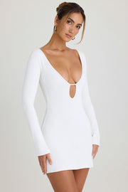 Oh Polly Mavisa 10262 robe mini blanche ajourée