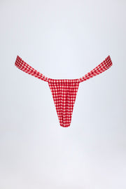 Oh Polly Swim Solsona NS10578 bas de bikini rouge vichy
