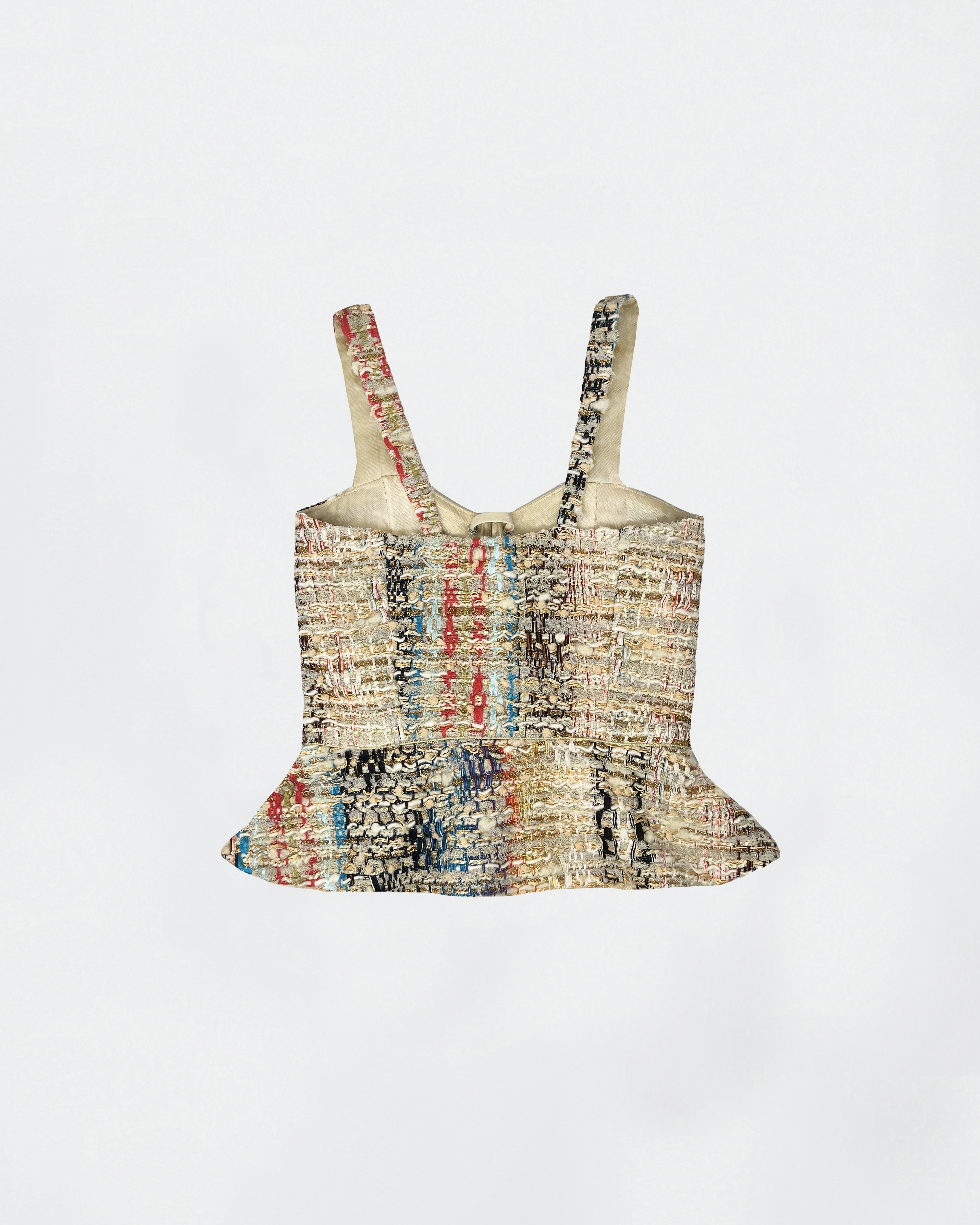 The Ethiquette Bustiers Margaux Corset Miro bustier tweed