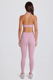 Oh Polly Legging Étrier Mauve Taille Mi-Haute