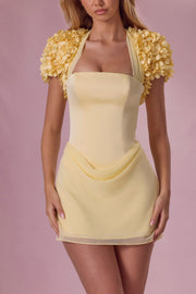 Oh Polly Knitwear Soretta boléro beurre floral
