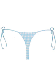 Oh Polly Swim Vaia bas bikini thong vichy bleu
