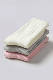 Bo+Tee Chaussettes Pilates Antidérapantes Lot 3 Multicolore