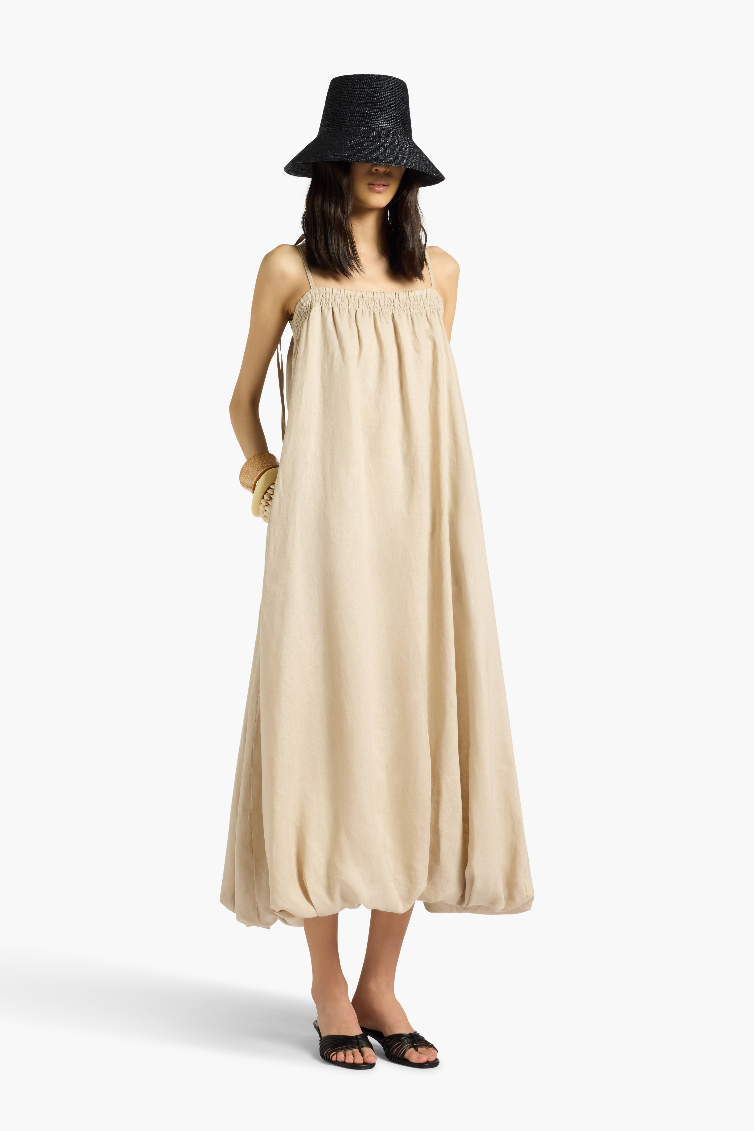 Liviana Conti Carine robe lin duna taille 42