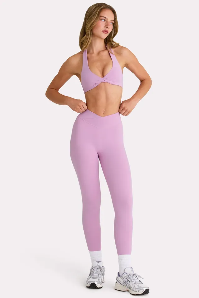 Oh Polly Bo+Tee legging sport rose sweet pink taille haute