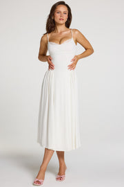 Oh Polly Livia 16102 robe blanche modale