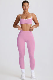 Oh Polly Bo+Tee Legging BT2088 rose poudré mi-haute