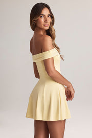 Oh Polly Jaida 14150 mini robe jaune Lemon Sherbet modal