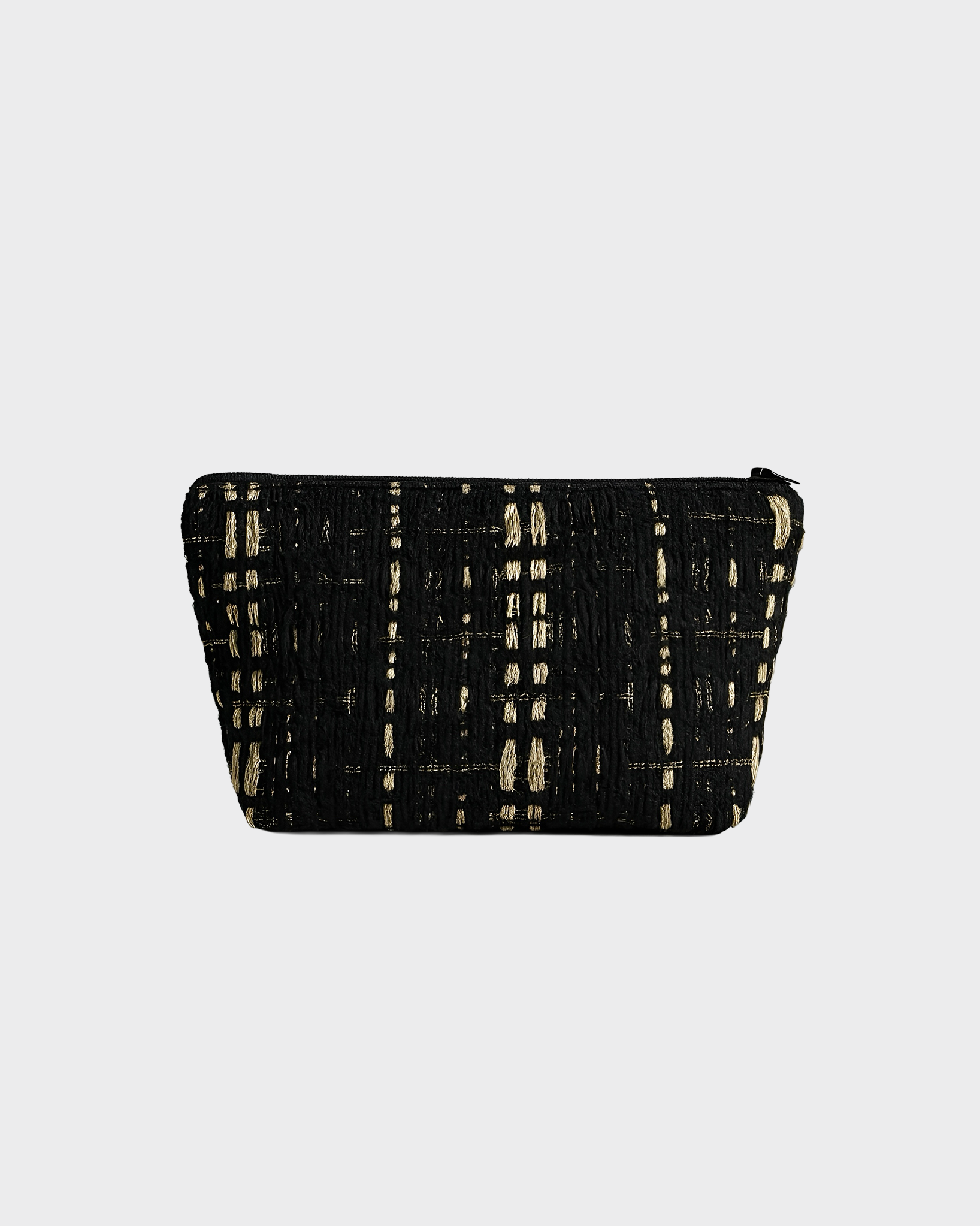 The Ethiquette Empyrée trousse maquillage tweed 25x15 cm