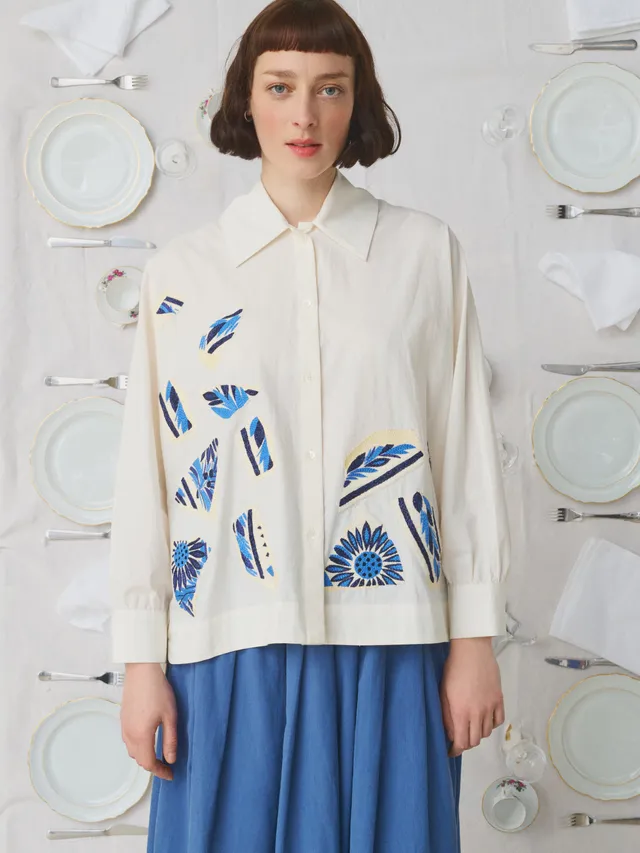 Mii à table Chemise Emmanuella Assiette Cassée chemise