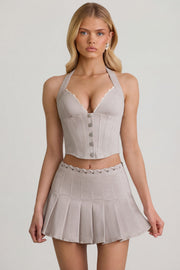 Oh Polly Lotta top corset écru dentelle