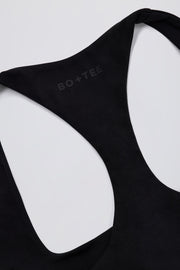 Oh Polly Bo+Tee BT2304 Débardeur Noir Racerback Col Carré
