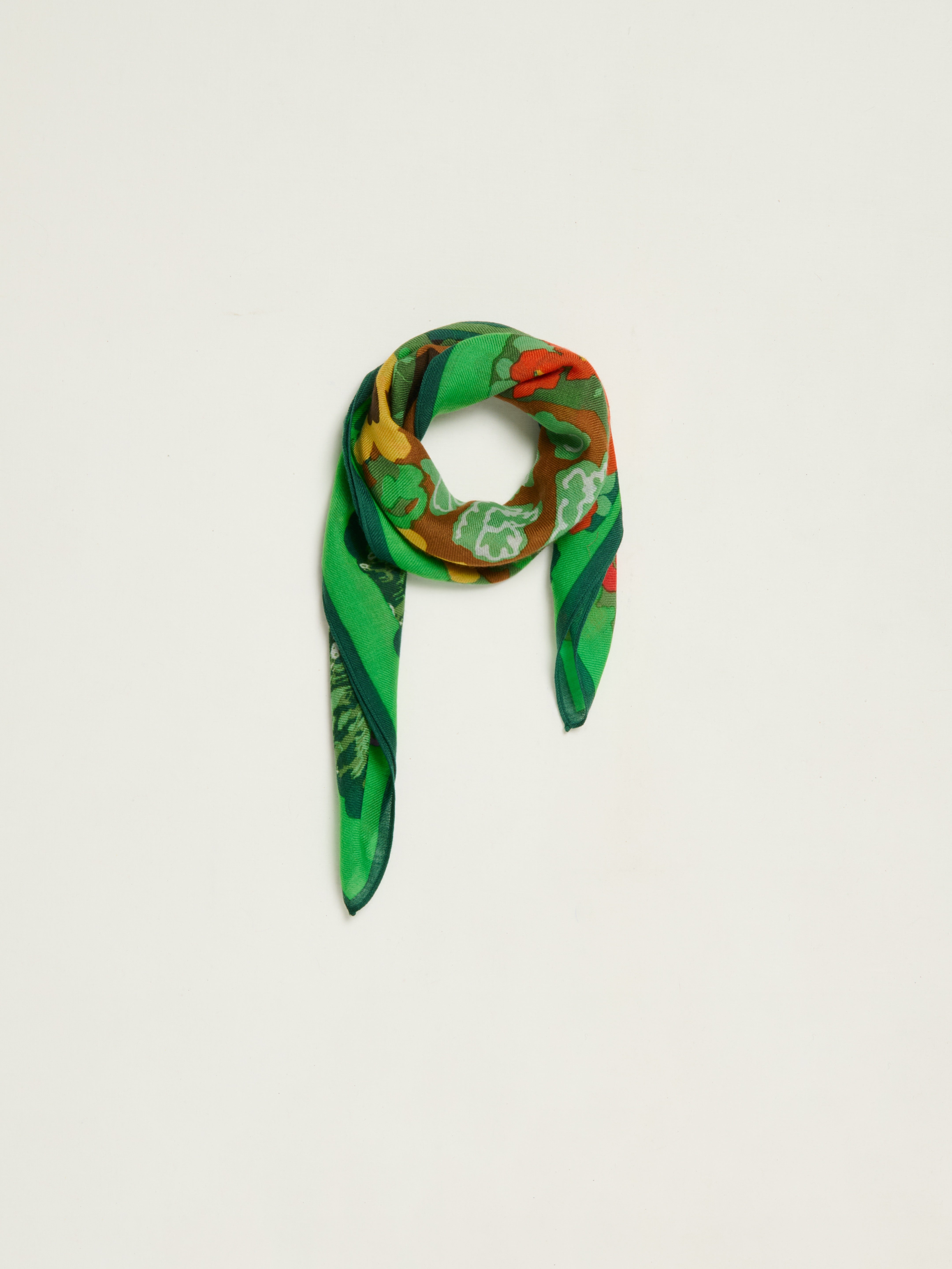 MII Carré Soie 65 Le Potager foulard soie 65x65