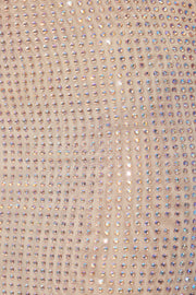 Oh Polly Fausta Jupe Maxi Champagne Strass