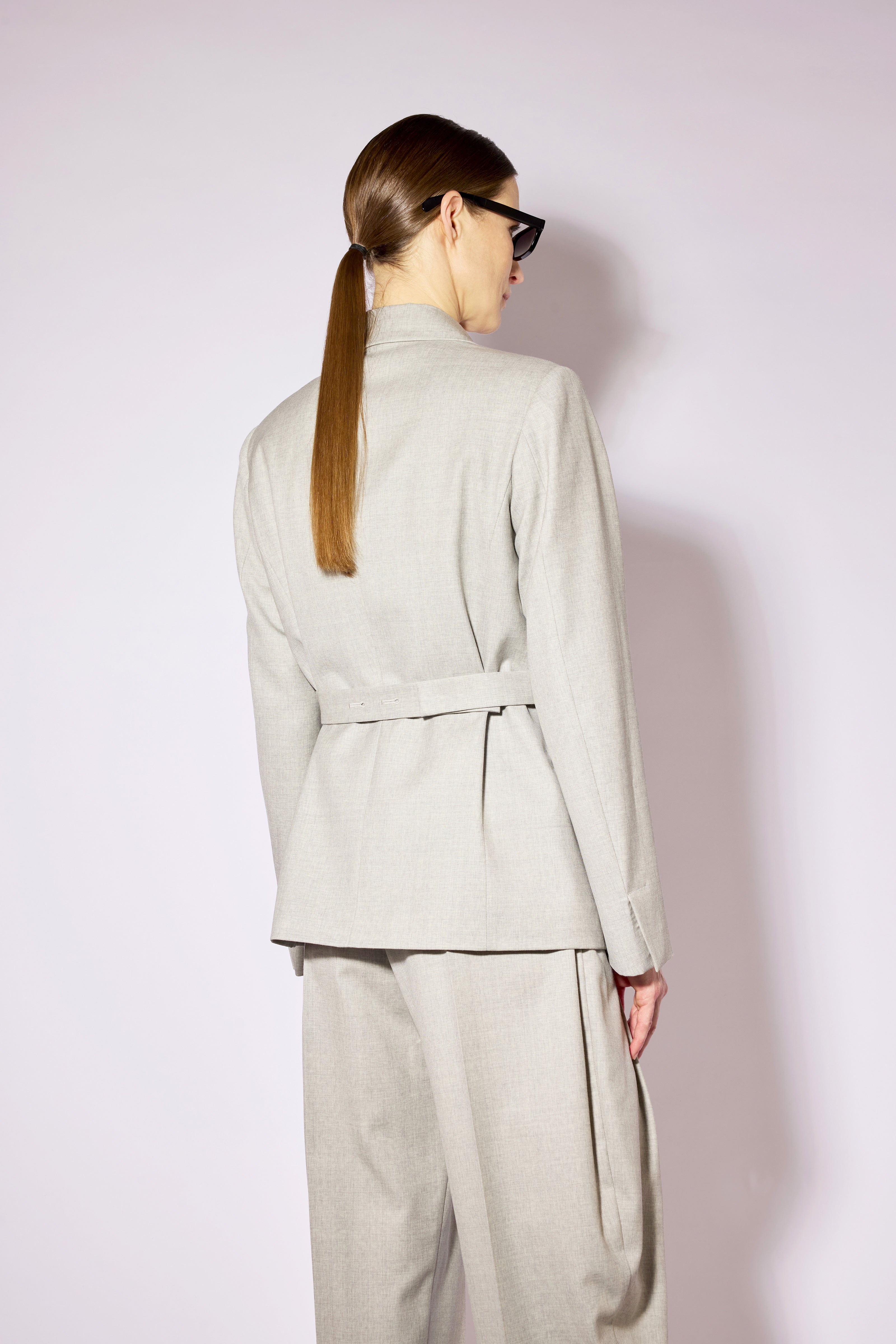 Liviana Conti Hunter blazer noir 40 gabardine laine