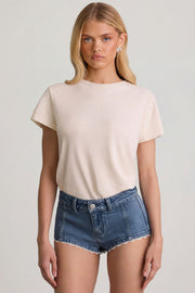 Oh Polly Shorts Mini Short Lanori Bleu Taille Basse