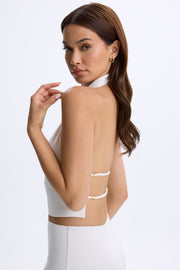 Oh Polly Mara top blanc col bénitier dos nu modal