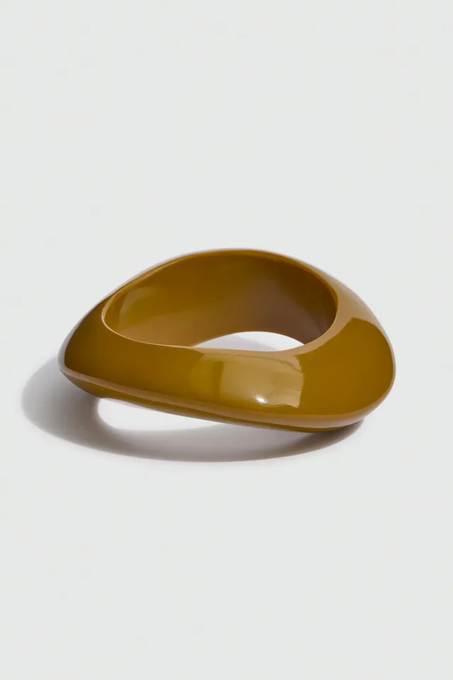Liviana Conti Dorin bracelet résine ocre vague