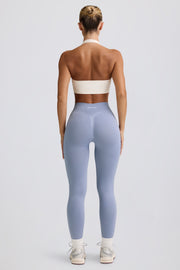 Oh Polly Define Luxe Legging Taille Haute Bleu Gris