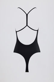 Oh Polly Bodysuits Cut-Out Body noir BT2427 string