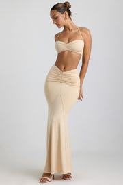Oh Polly Jerika bralette halterneck crème jersey 6 cm