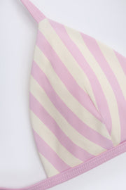 Oh Polly Swim NS1029 haut bikini triangle mauve recyclé