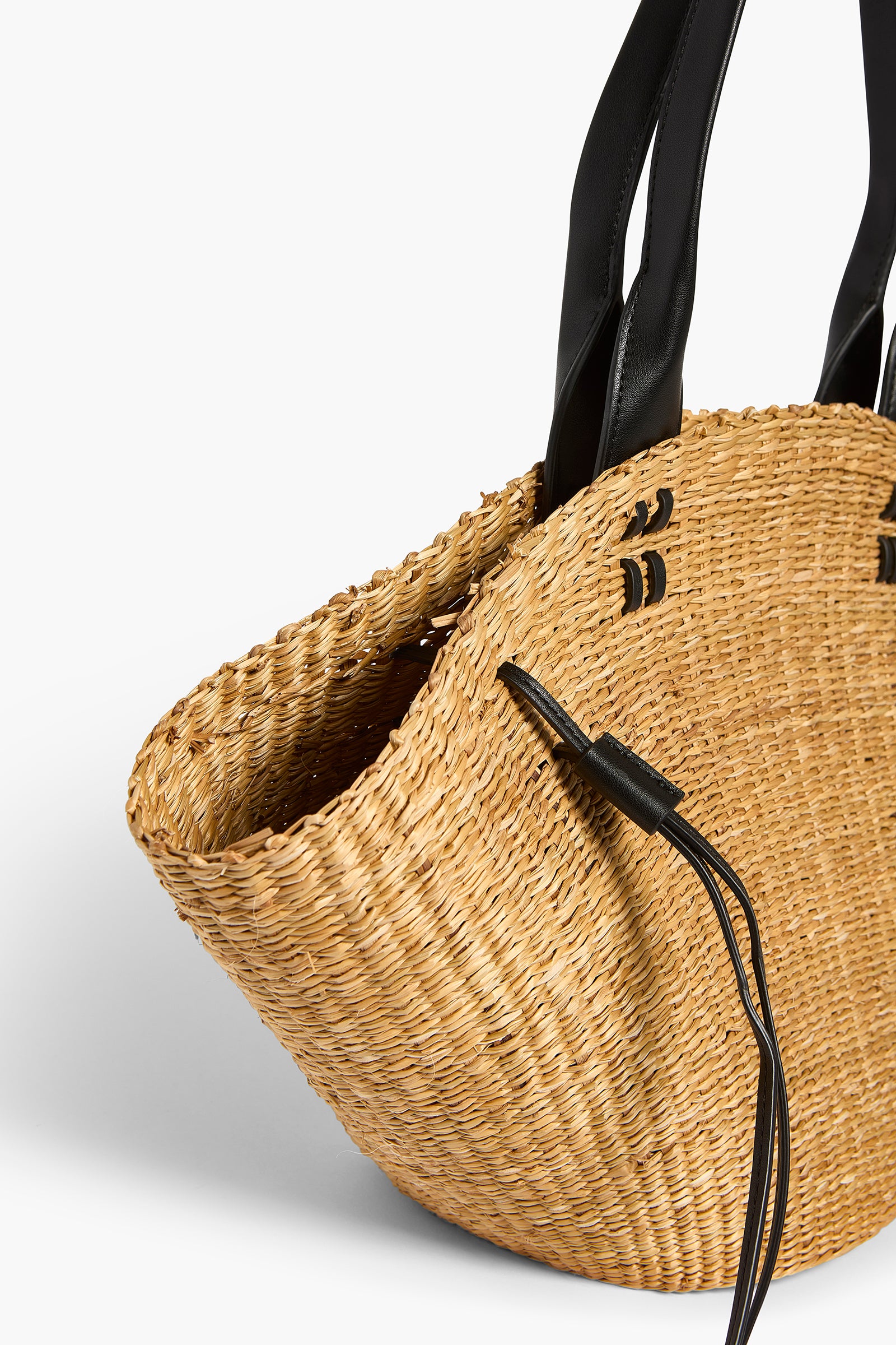 Liviana Conti Fayette Sac tote naturel raphia tressé
