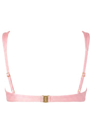 Oh Polly Swim Mana Bikini Top haut bikini rose clair perles