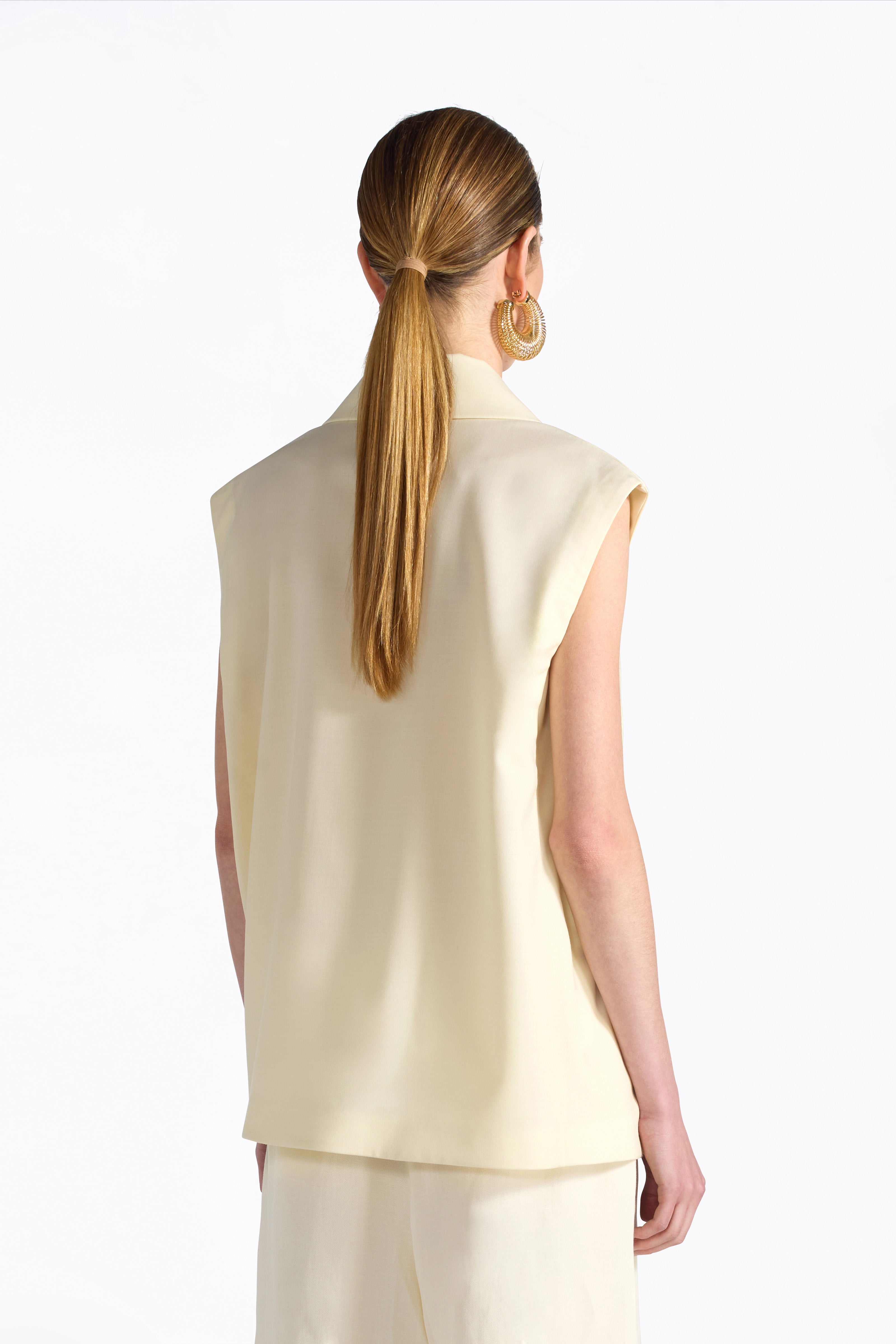 Liviana Conti Brandon gilet laine polline