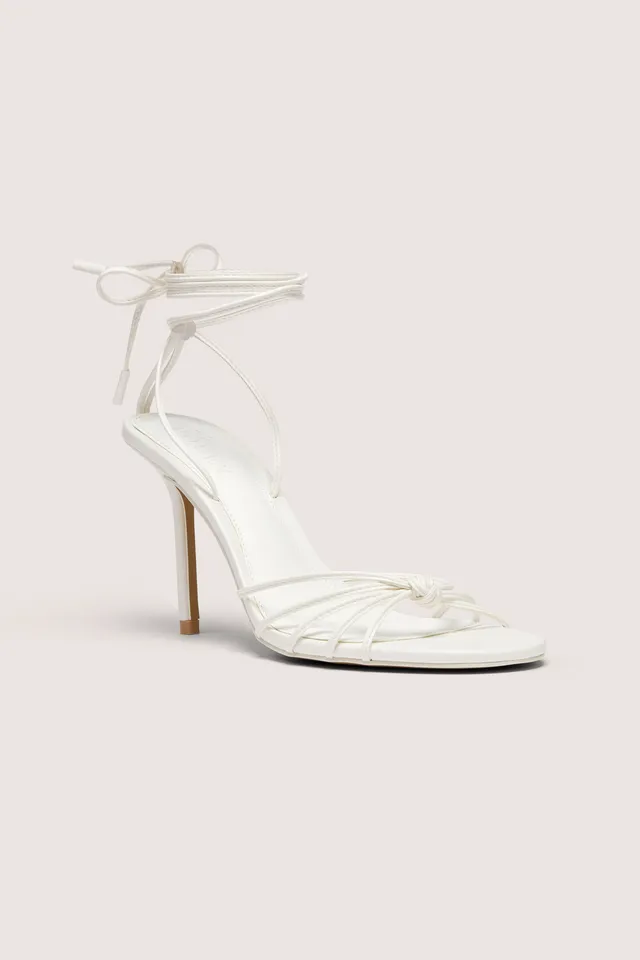 Oh Polly Shoes Sandales Sora 16043 Blanches Talon 10cm