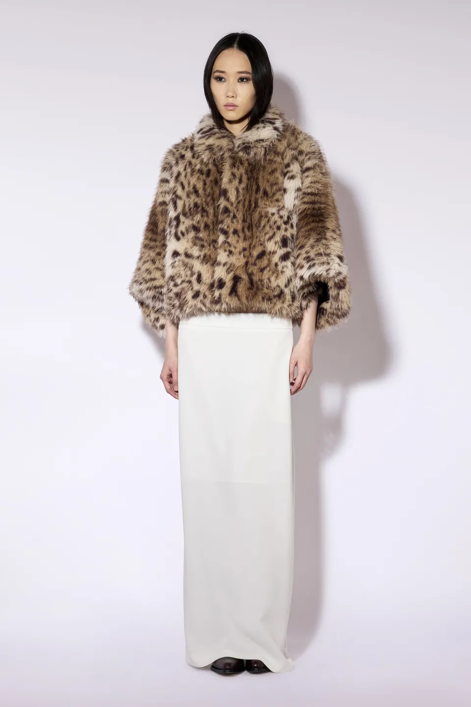 Liviana Conti Marcel fourrure Lince fausse cropped