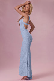 Oh Polly Lillienne robe dentelle bleu ciel sirène