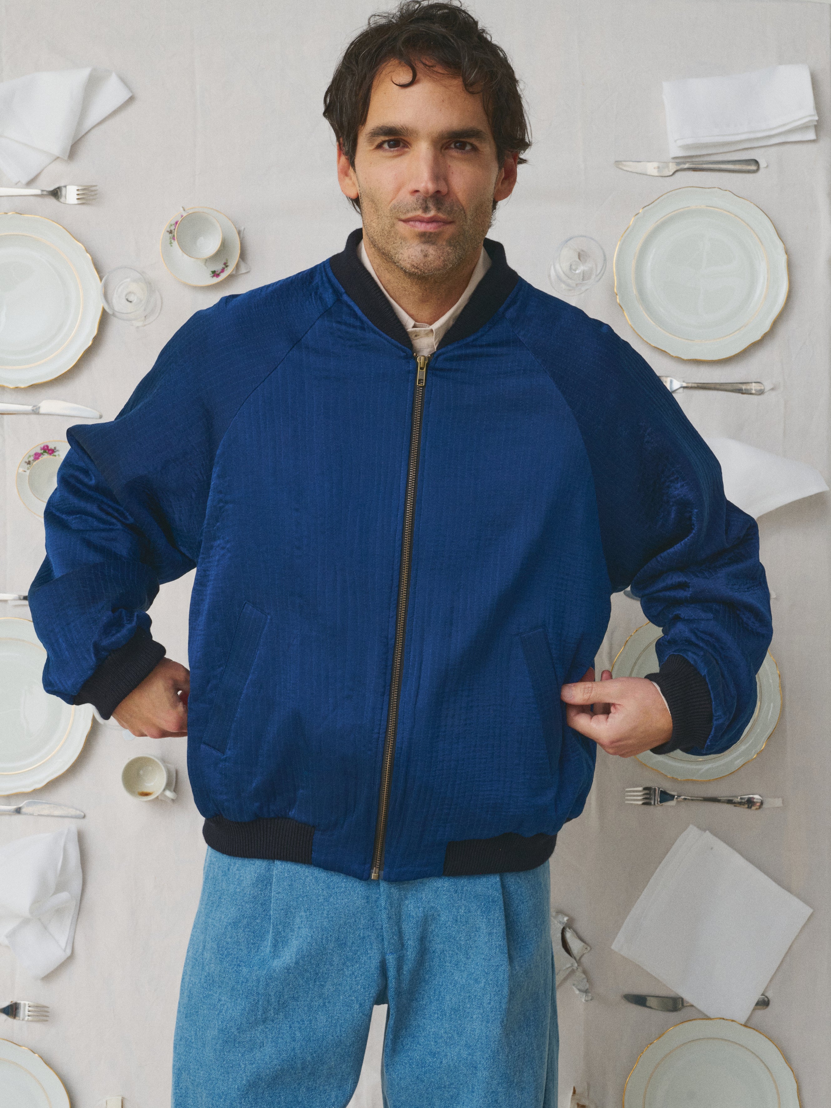 Mii Tom bomber veste homme unie