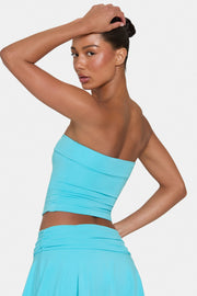 Oh Polly ButterCloud top tube bandeau aqua double