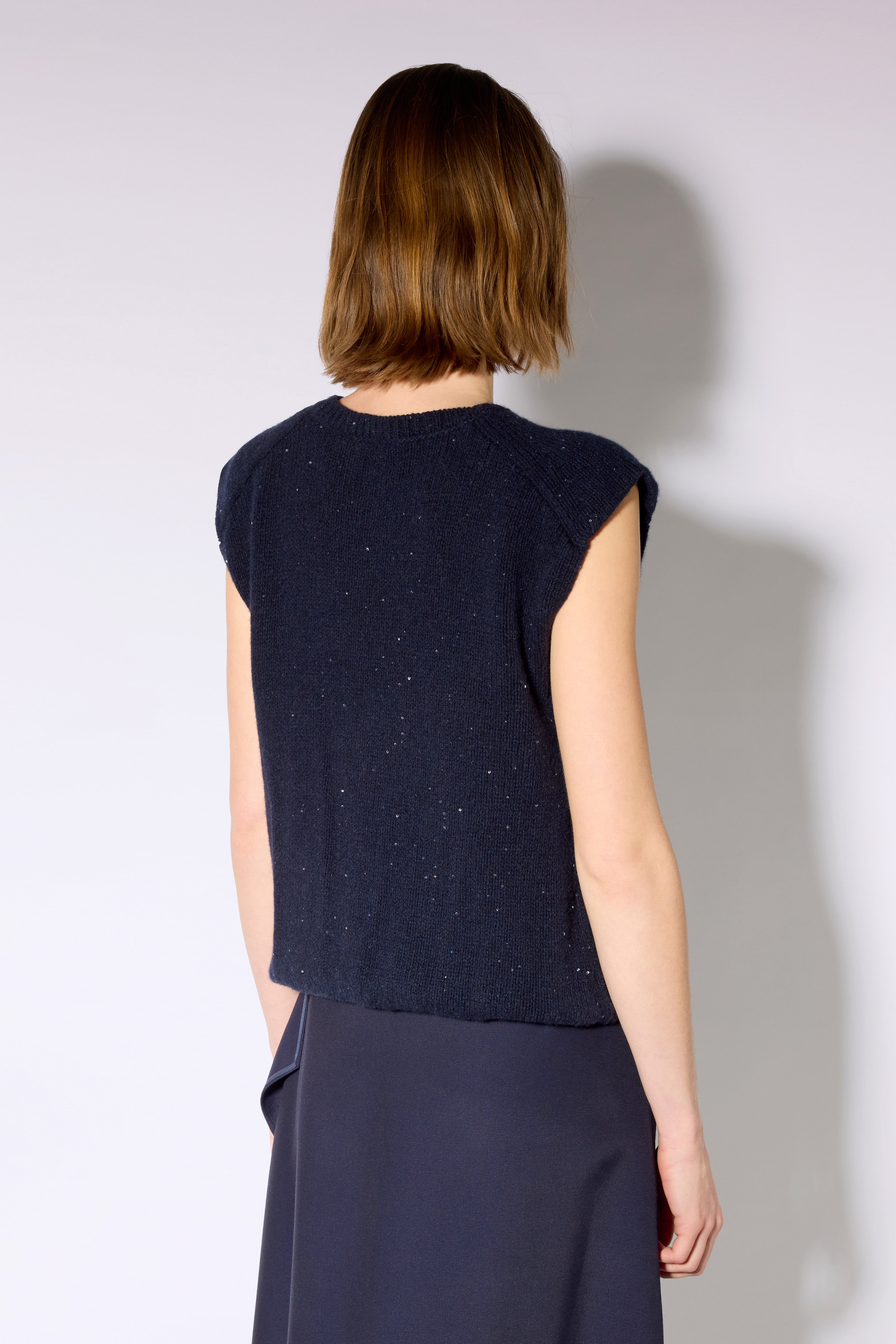 Liviana Conti Riza pull maille Notte Argento taille M