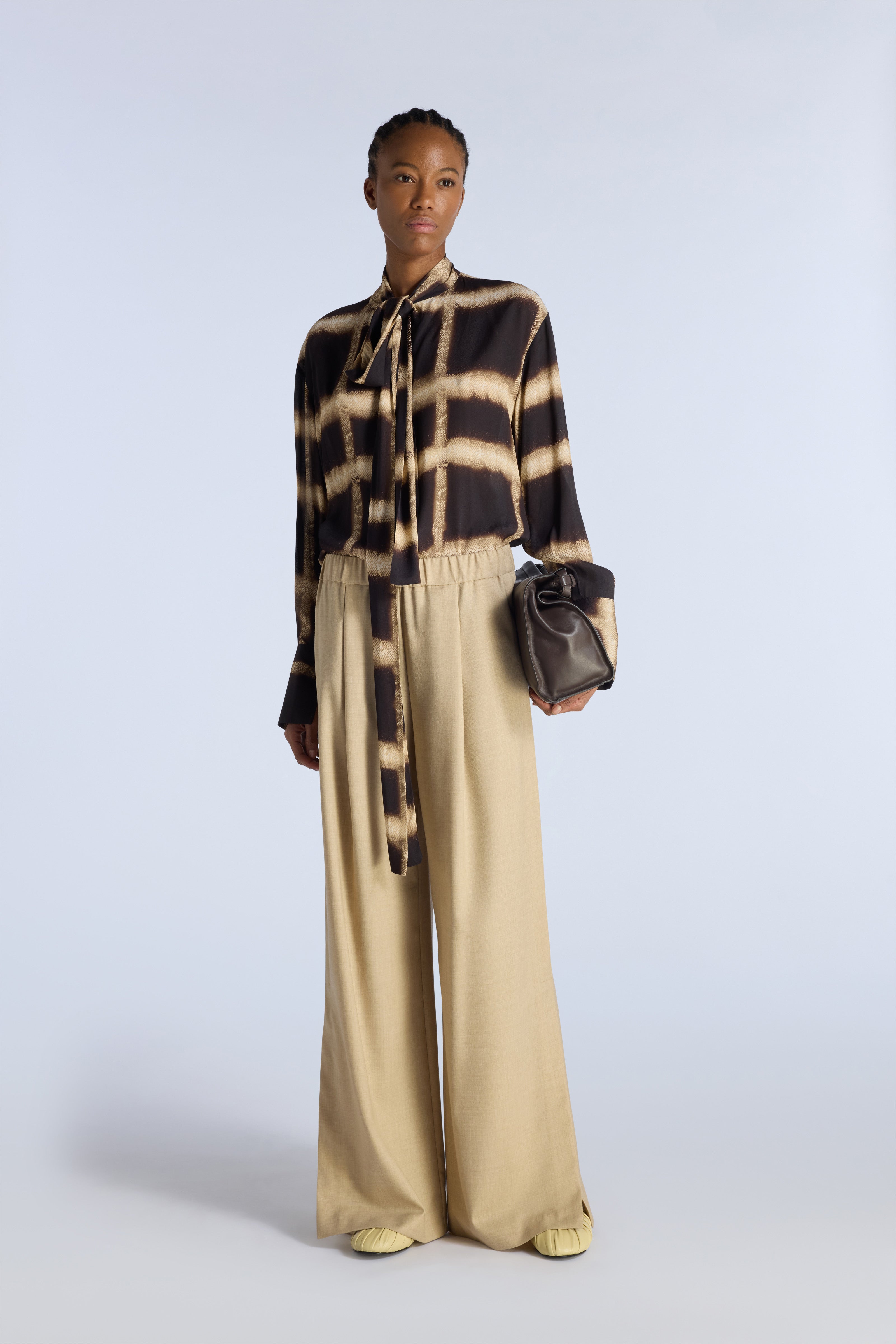 Liviana Conti Florence blouse viscose pitone fondente