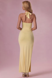 Oh Polly Olivette 15835 robe corset jaune beurre