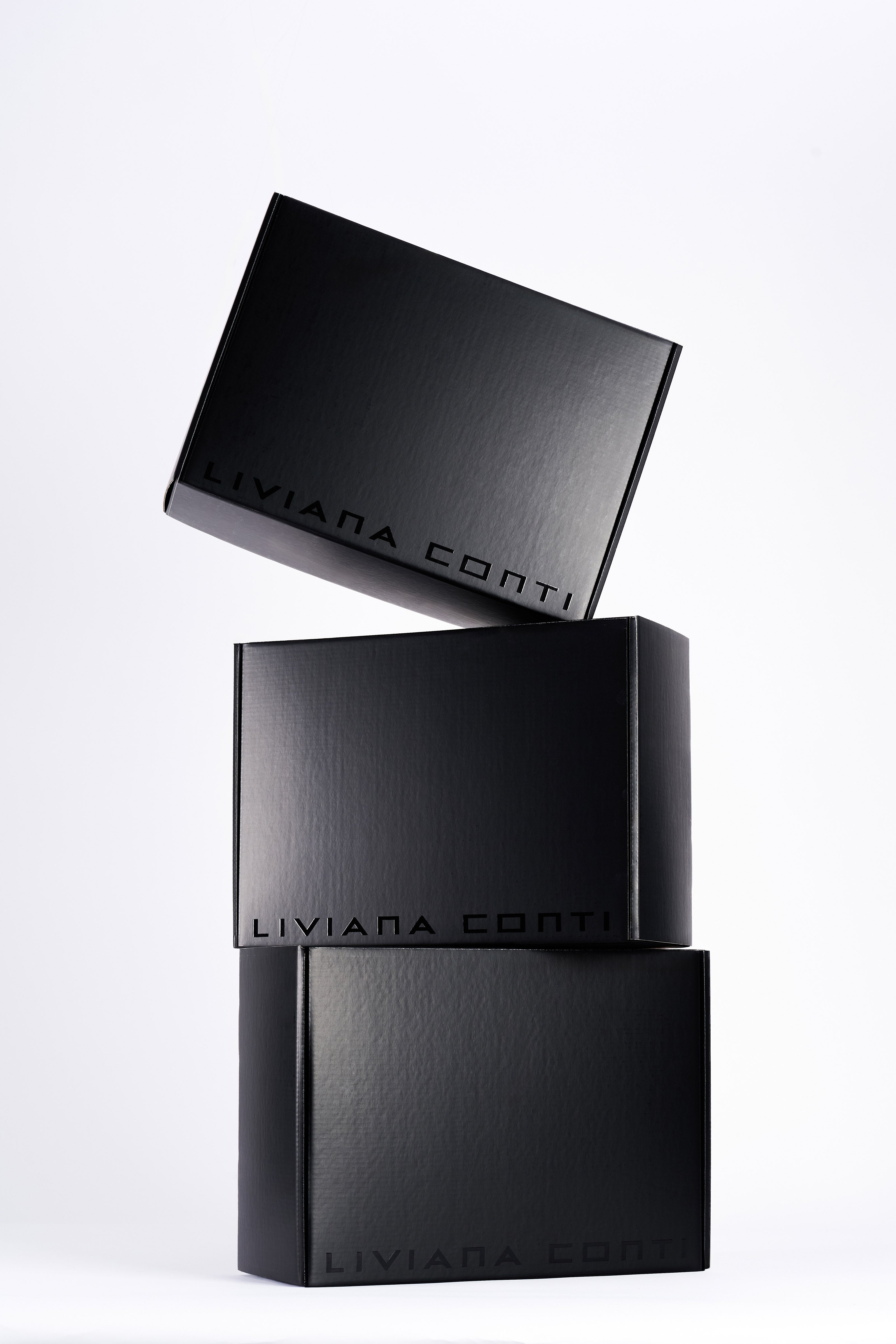 Liviana Conti boite cadeau noire 32x23 cm