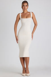 Oh Polly Navi robe midaxi ivoire dentelle modal